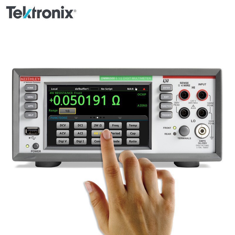 全新泰克DMM6500六位半触摸屏台式数字万用表 6500万用表和志