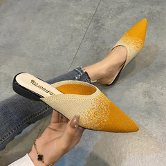 包頭拖鞋女小香風2024年夏秋季新款透氣沙灘鞋女Women's slippers