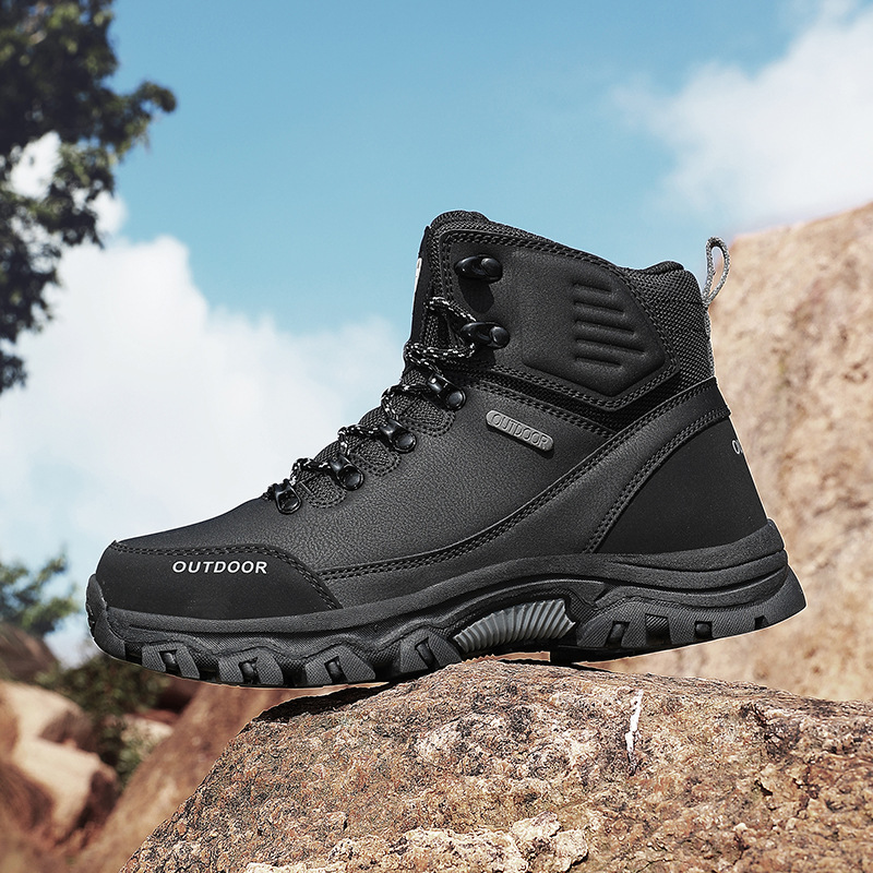 Escalada transfronteriza para hombres al aire libre casual de alta altura zapatos de montaña de moda de viaje de campo zapatos de senderismo