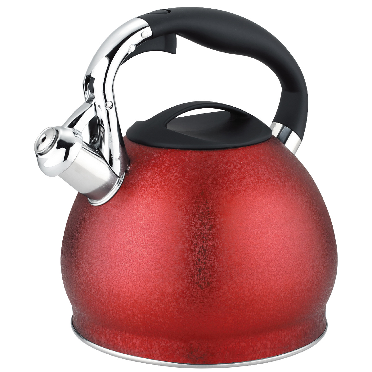Hervidor con Silbato de Acero Inoxidable 201, Apto para Estufa de Gas e Inducción