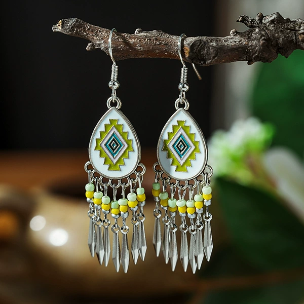 Water Drop-Yellow Green Bead