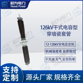126kV 1600A  干式复合电容型穿墙瓷套管（12~550kV）