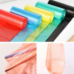 Thickened household disposable black large size splicing handle dry and wet classification bag vest-style plastic bag