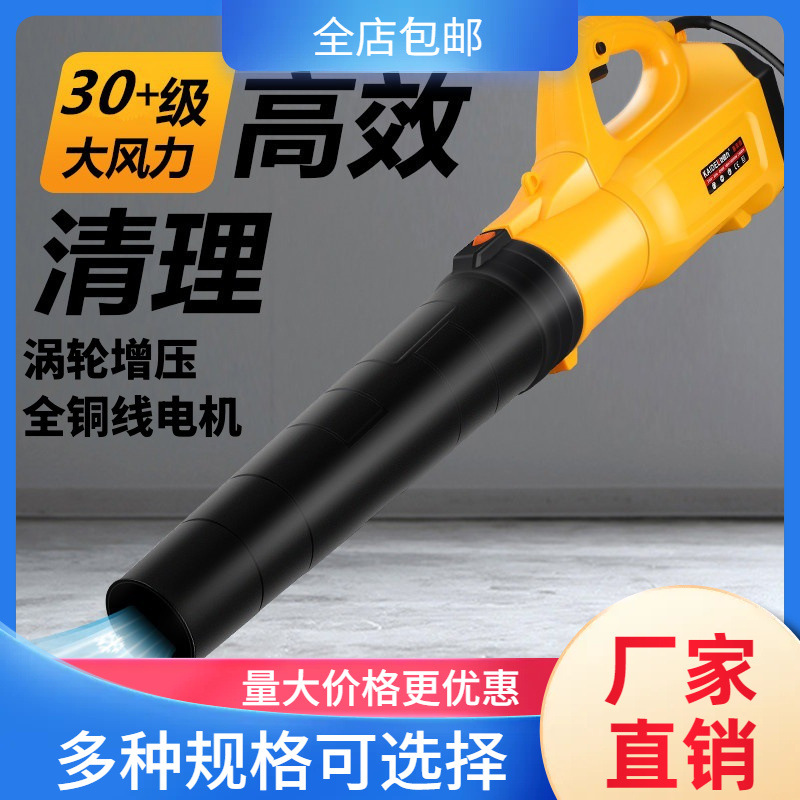 Portable High-Power Blower for Blowing Leaves, Dust Removal, Industrial Household Computer Dust Collector