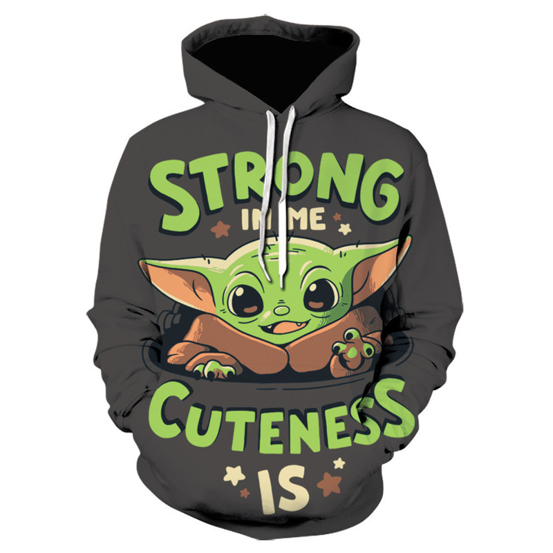 2020 New Star Wars the Mandalorian Sweatshirt Cos Hooded Cardigan Pullover Sweatshirt Film and Television Peripherals