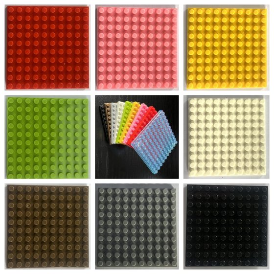 Micro-particle building blocks base plate accessories combination assembly compatible with all kinds of creative bulk micro-diamond particle toys wholesale