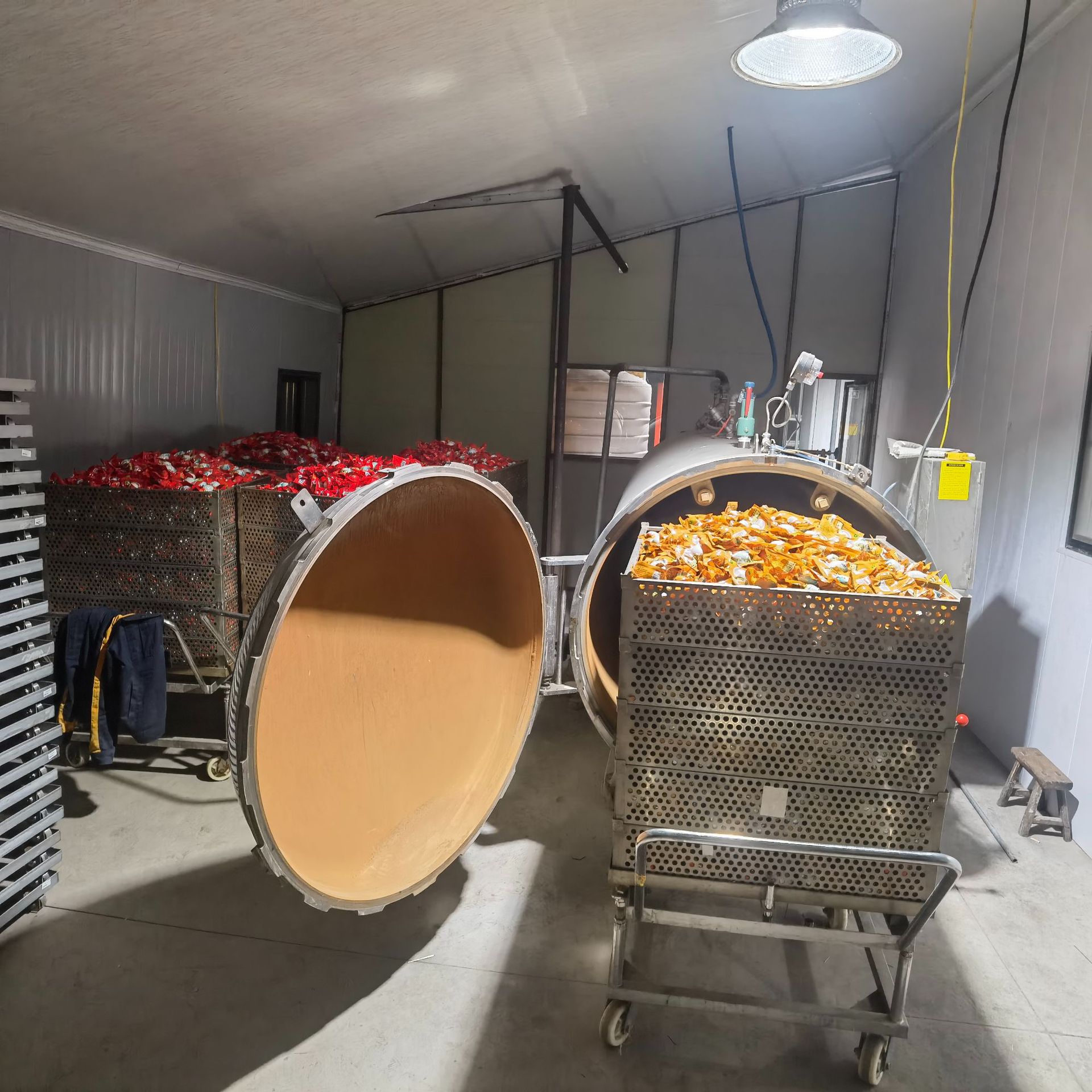 真空包装食品杀菌釜 真空包装年糕咸鸭蛋 肉肠豆干双层水浴杀菌锅