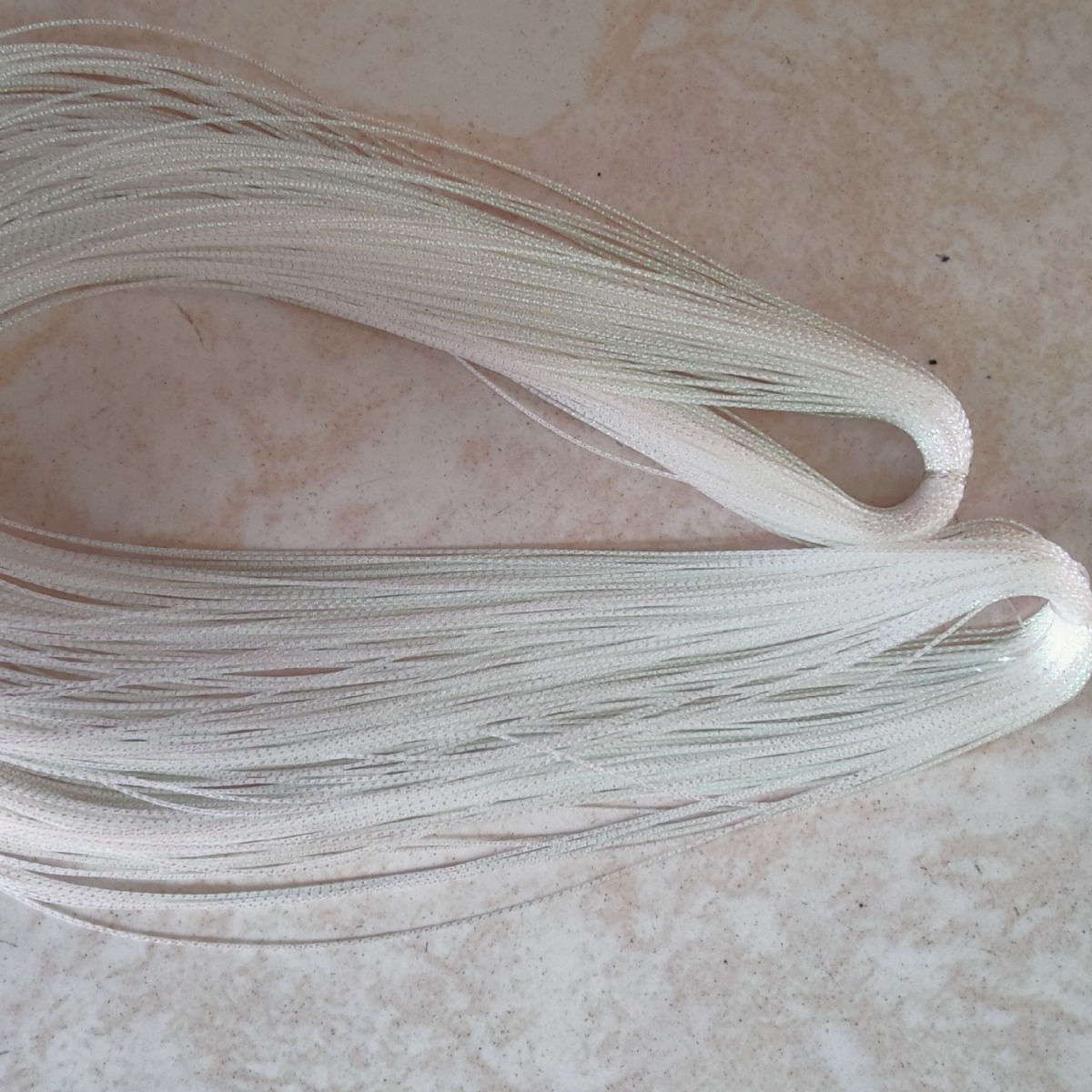 多条包土豪金金色亮光绳编织圣诞红铝箔丝细线绳白色透明彩丝线带