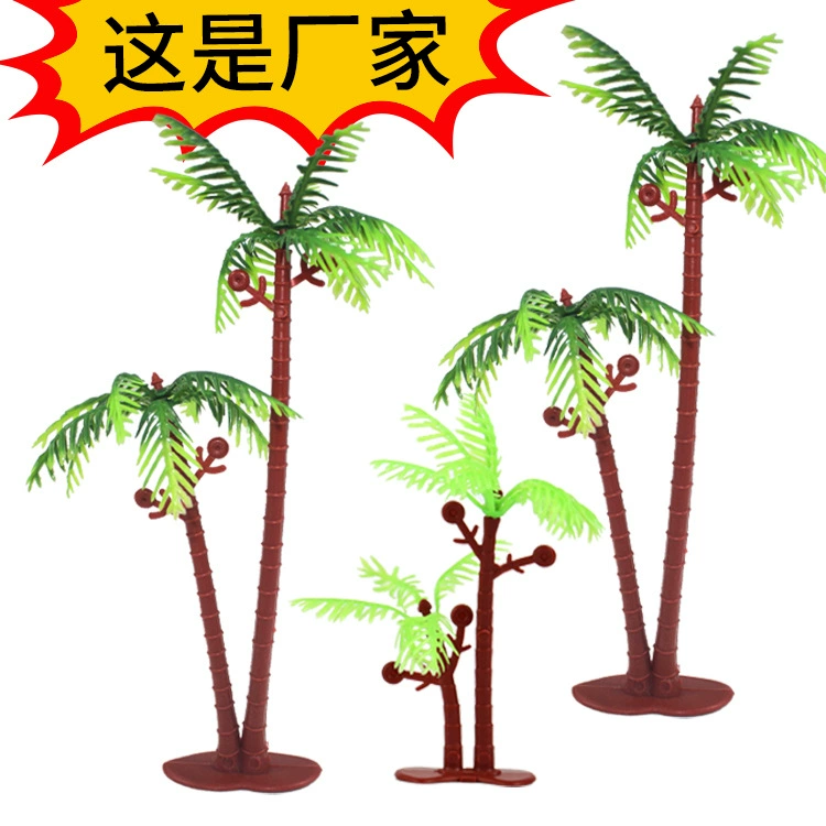 Кокосовая Пальма моделирование украшения торта зеленый большой маленький размер растение тропические джунгли пляж океанская тема выпечка оптом