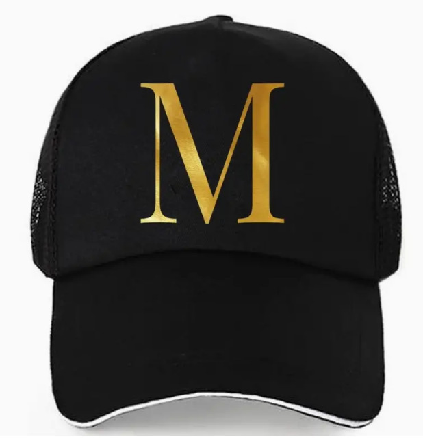 English Letter Trucker Cap 26英文字母印花棒球帽男女情侣网帽|undefined