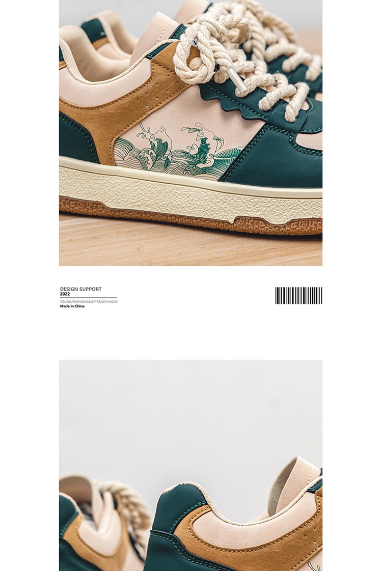 Spring Autumn Trendy Men's Casual New Four Seasons Versatile Breathable Korean Fashion Board Shoes Flat and Lightweight_voghion.com