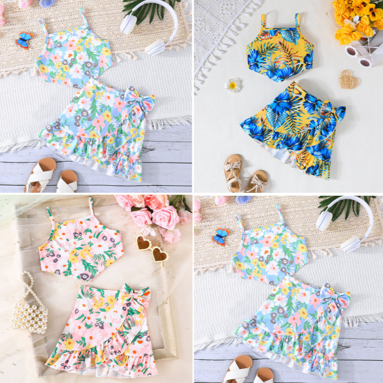 summer skirt with bow