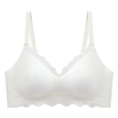 Angel Heart Seamless Bra for Women with Large Breasts to Reveal Small Breasts, Gathering Secondary Breasts, Preventing Sagging, Girls Sports Bra, Thin