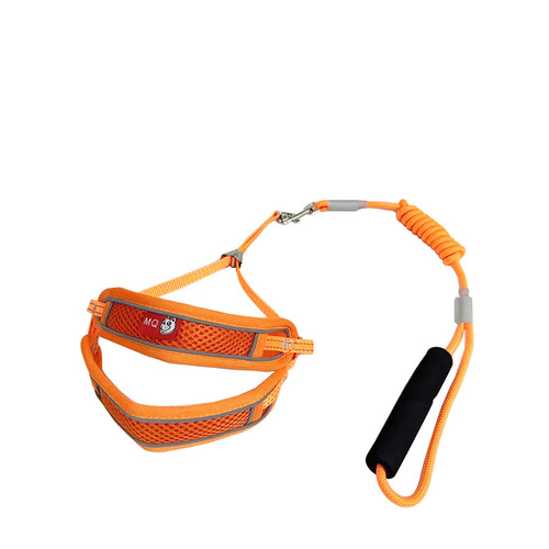 Pet dog mesh anti-catch hair chest protective leash small dog walking breathable rope