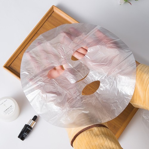 100片美容院专用一次性面膜贴纸保鲜膜塑料面膜纸透明超薄面膜纸