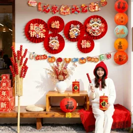 节庆用品;对联/春联;窗花、窗贴