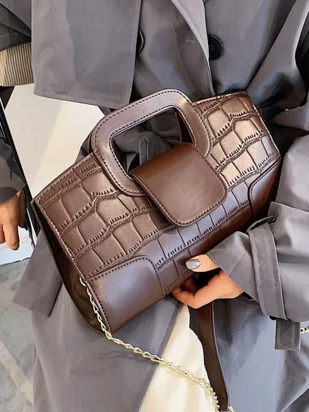 Niche Designer Bags for Women 2025 New Trendy Chain Crossbody Bag Versatile Ins Internet Celebrity Handheld Small Square Bag