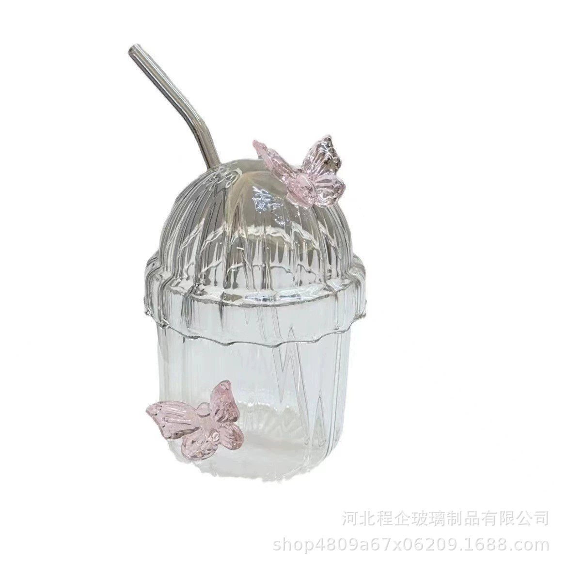 Стакан-кувшин BOBO Butterfly Cup со стеклом из BOROSILICATE, чашка для молока, кофе, питьевая чашка
