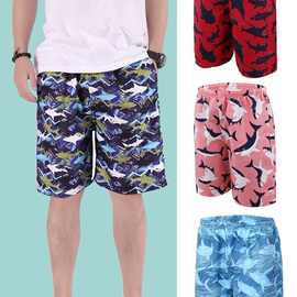 沙滩裤男生短裤泳裤男宽松休闲短裤运动裤男五分裤速干新款大裤衩