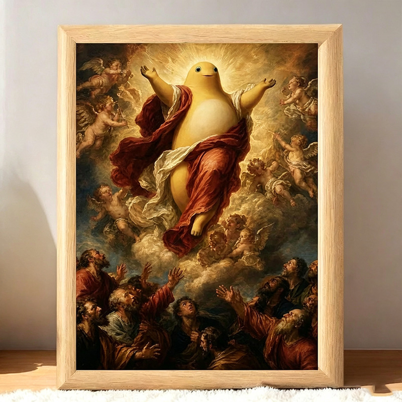 Milk Dragon Van Gogh Oil Painting Art Frame Parody Desktop Display Creative Bedroom Living Room Decorative Painting Living Room Wall Art Milk Dragon Van Gogh Oil Painting Art Frame Parody Desktop Display Creative Bedroom Living Room Decorative Painting Living Room Wall Art