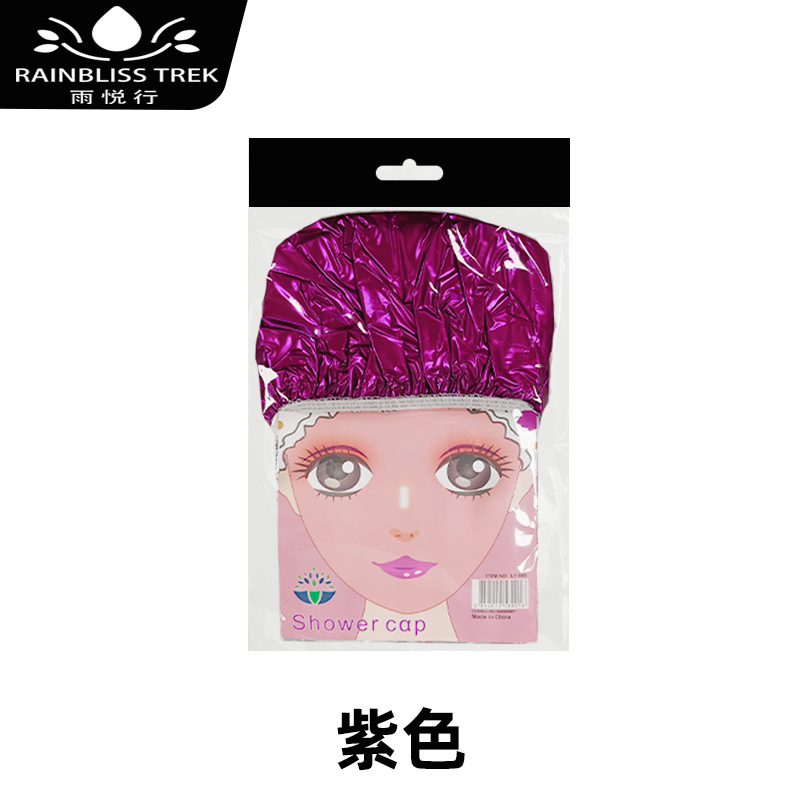 Tapa de papel de aluminio desechable al por mayor belleza de pelo de estaño tapa de evaporación papel de aluminio tapa de ducha desechable impermeable hembra tapa de lámina de estaño