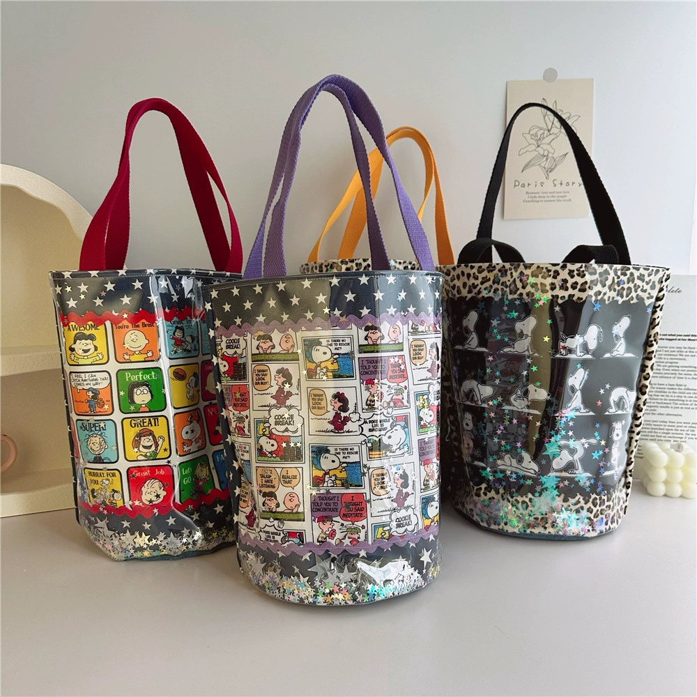 Double-sided design one-shoulder bag