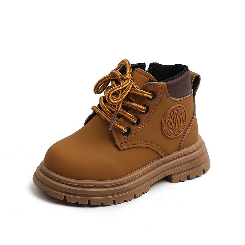 Martin 2023 Autumn/Winter New Children's Shoes Girls' Baby Little Yellow Boots Boys' Casual Soft_voghion.com