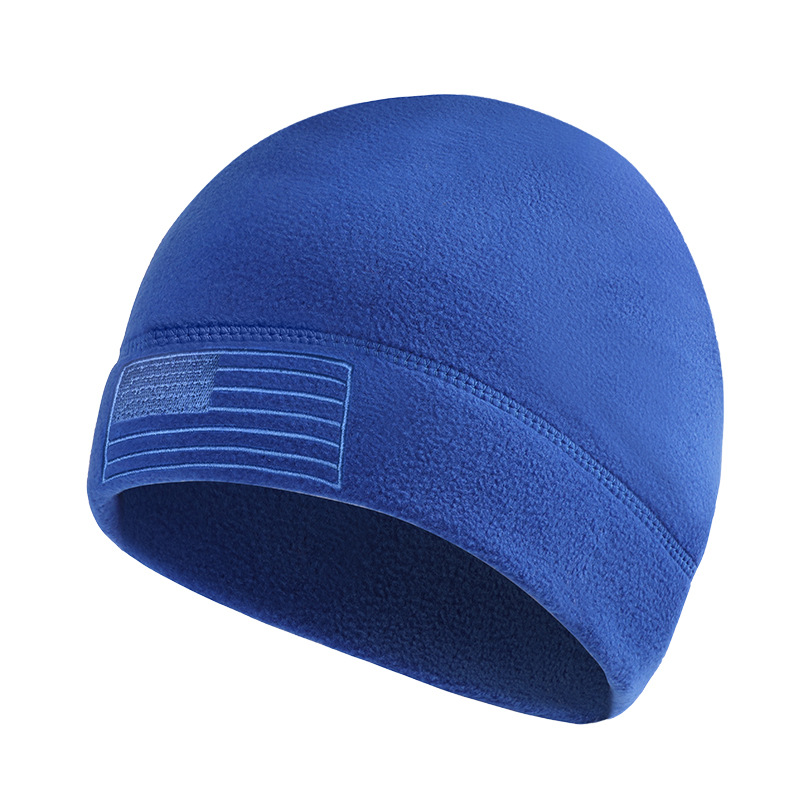 Fleece sombrero bandera americana invierno a prueba de viento caliente máscara esquí al aire libre Riding collar sombrerería estrella rayas orejeras