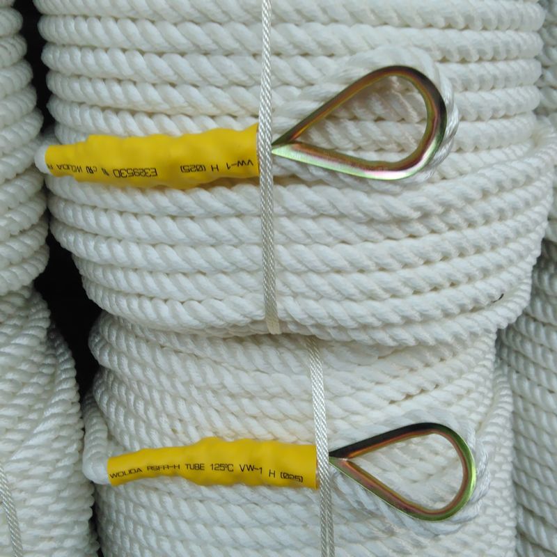 厂家直供  双扣尼龙编织绳3t2m 尼龙吊绳5t3m 吊装绳 起重吊绳