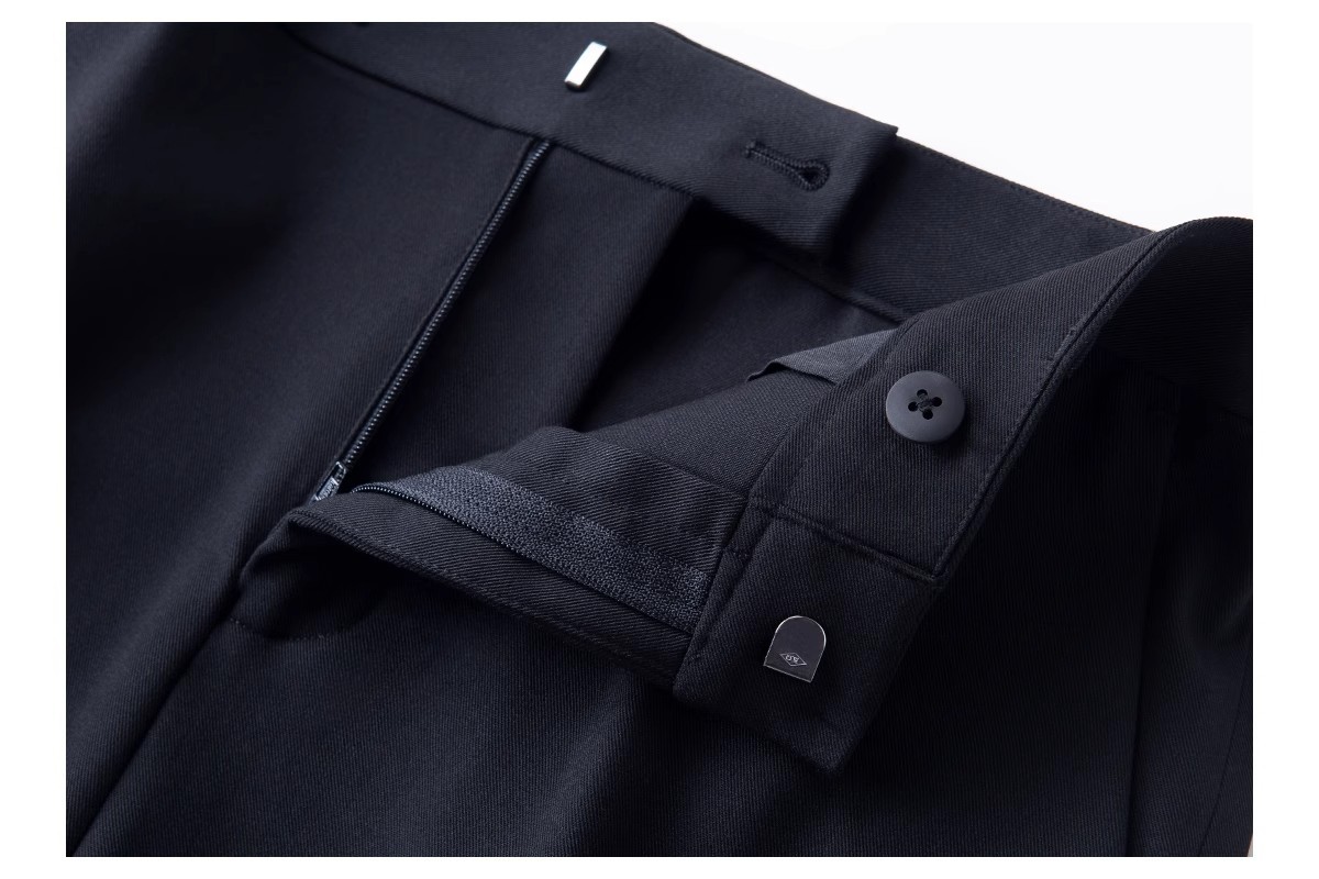 Quần culottes nữ ống rộng cạp cao dáng suông — Màu đen chi tiết 22