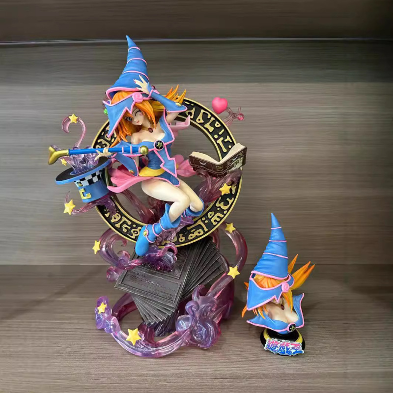 遊戯王フィギュア黒魔導少女半身像装飾玩具二次元美少女アニメーションフィギュアモデル|undefined