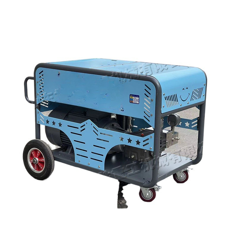 Máquina industrial de limpieza de eliminación de óxido y pintura Máquina de tejer de pared de hormigón de alta presión Máquina de tracción de lana de alta presión de alta potencia