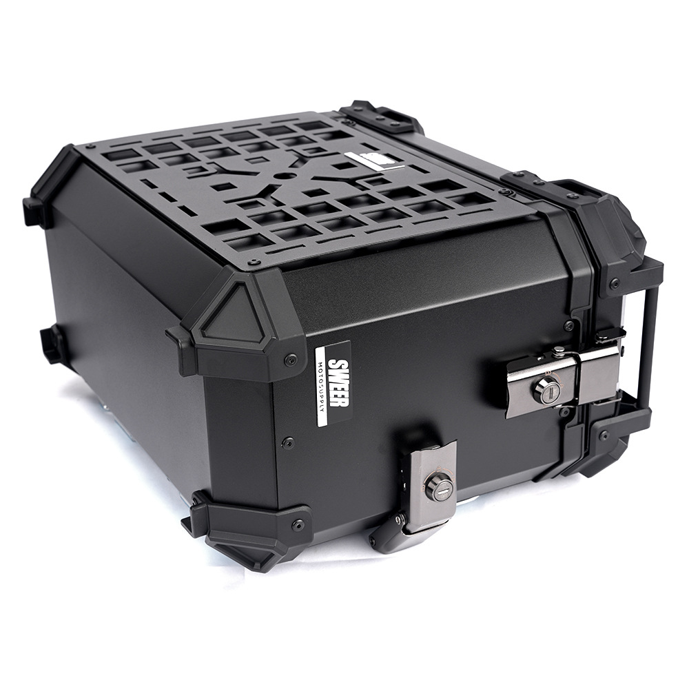 28L/35L motorcycle aluminum alloy side box universal waterproof anti-collision trunk aluminum alloy quick release three boxes