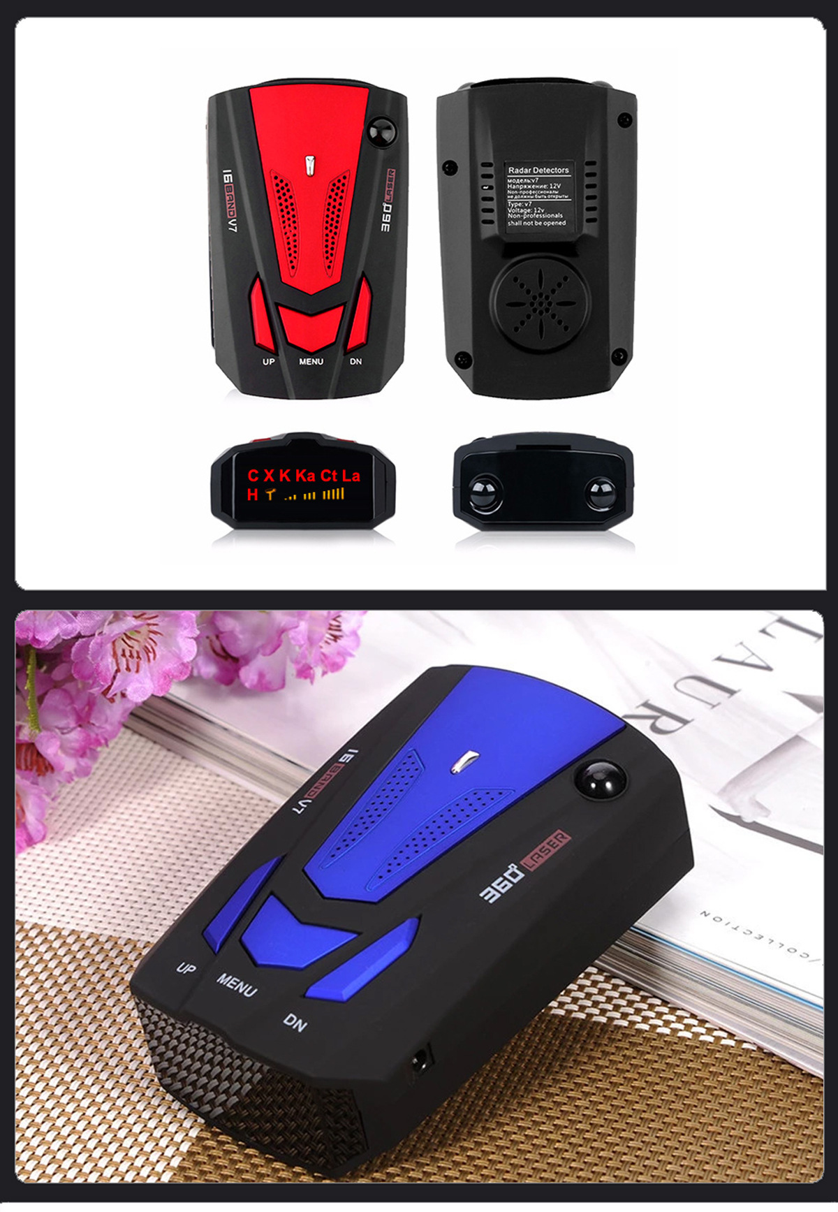 V7 V9 E8 electronic dog Foreign Trade car radar speed measurement vehicle-mounted mobile speed measurement electronic dog China-UK Russia-Thailand