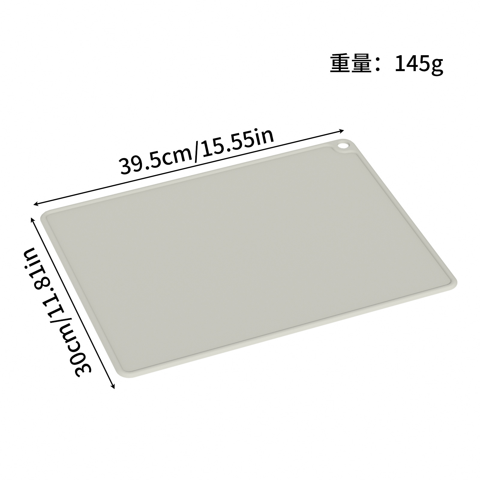 방수 신형 두꺼운 플레이스매트 [미니멀리스트 그레이]