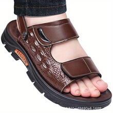 P 26520 Men's Summer Leather Sandals ��ʿţƤ��Ь �羳