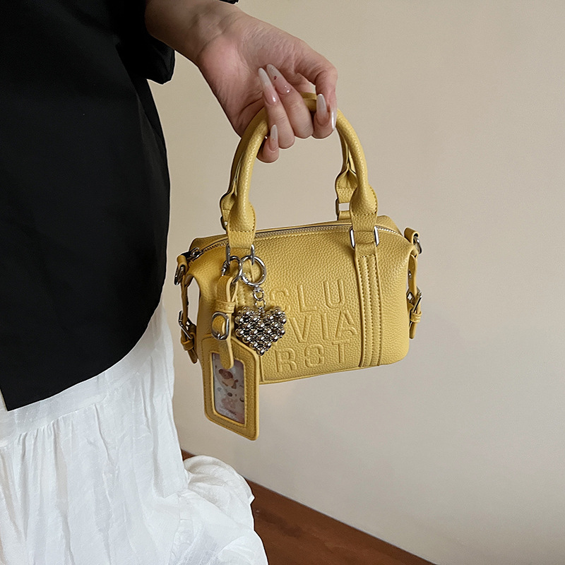 Nicho de tendencia, bolsos de mano de alta calidad, bolsos de mano de mujer 2025, bolsos de Boston nuevos, bolsos de mochila retro versátiles