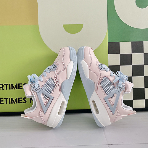 ins new autumn ice pink air cushion sneakers couple thick bottom all-match casual dad shoes student running shoes