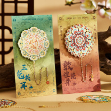 古风文创敦煌金属书签高颜值九色鹿敦煌飞天创意国潮文旅纪念品