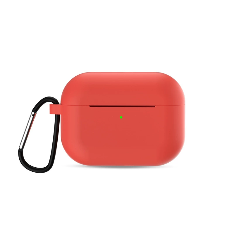 Силиконовый защитный чехол для Apple AirPods Pro 2, 2 мм, варианты мультицвета и металлической пряжки