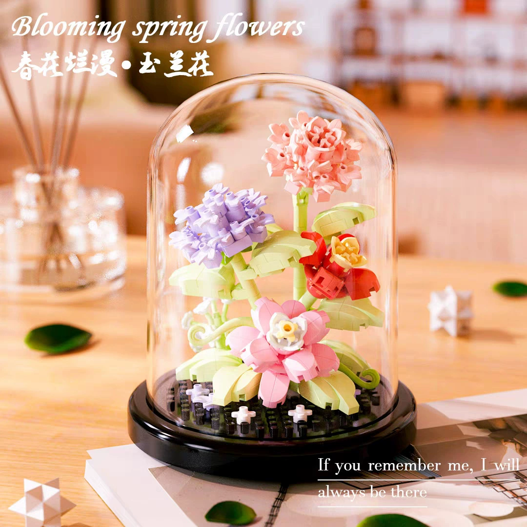 Building Set (Lego) Flower Constructor — Sunflower & Floral Models, Giftable Kits