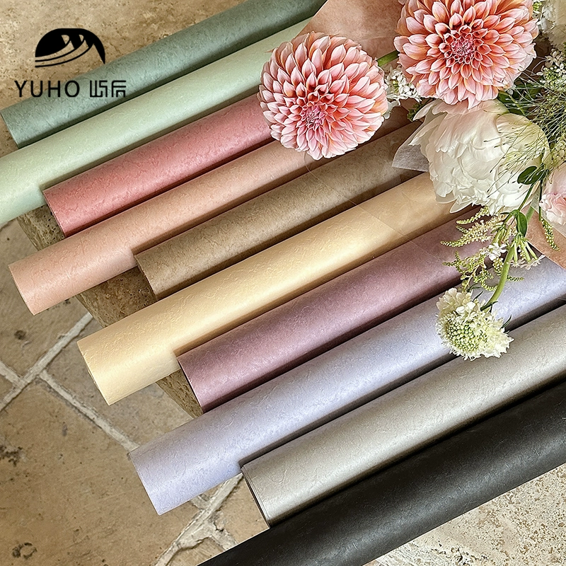 После острова растительность и дерево окрашенные вручную бумажные цветы букеты цветочные упаковки бумаги цветочный магазин