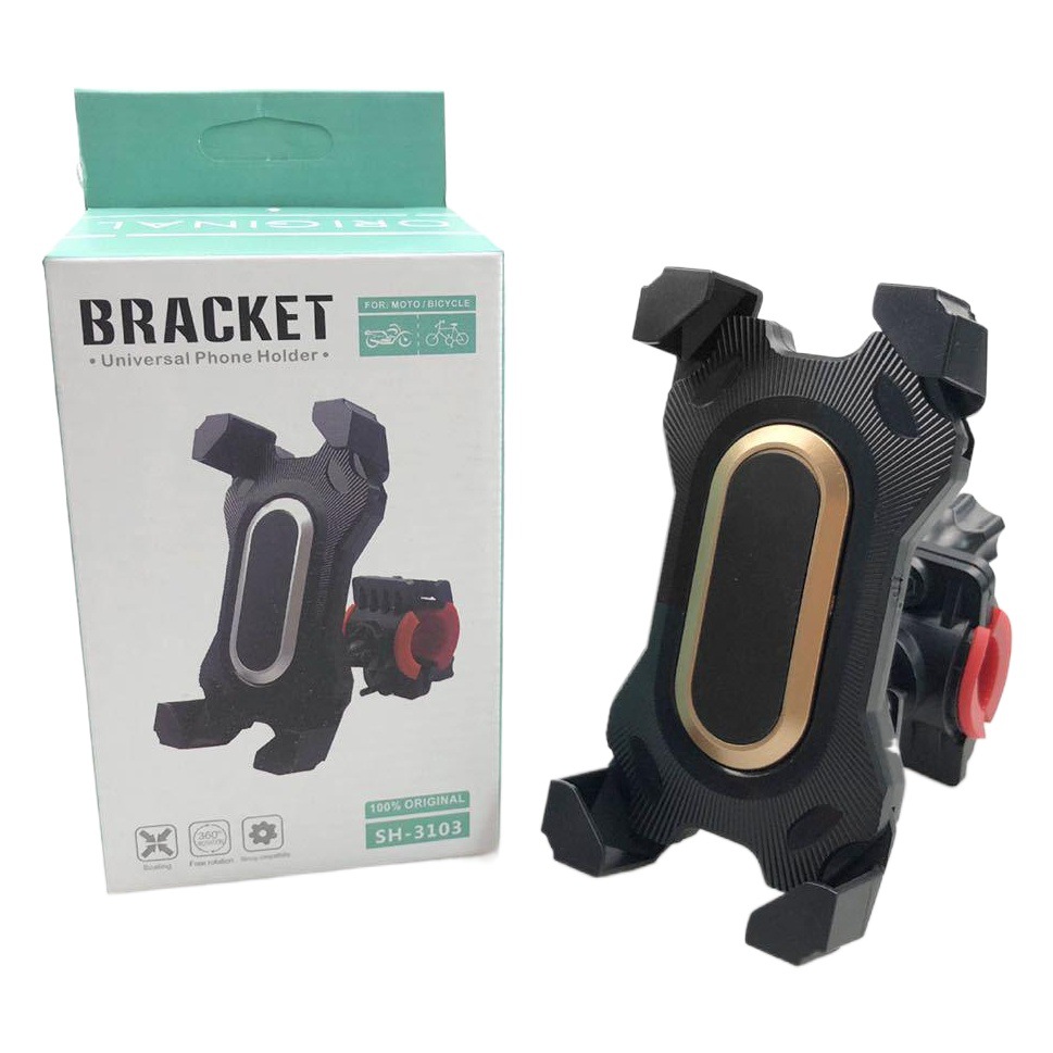 Soporte universal para teléfono de motocicleta con cuatro garras firmes.