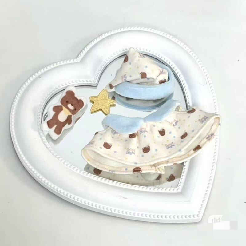 10cm Kitchen Baby Clothes Good Night Diary Cotton Star Cute Doll Bag Pendant Ornaments Doll Pajamas