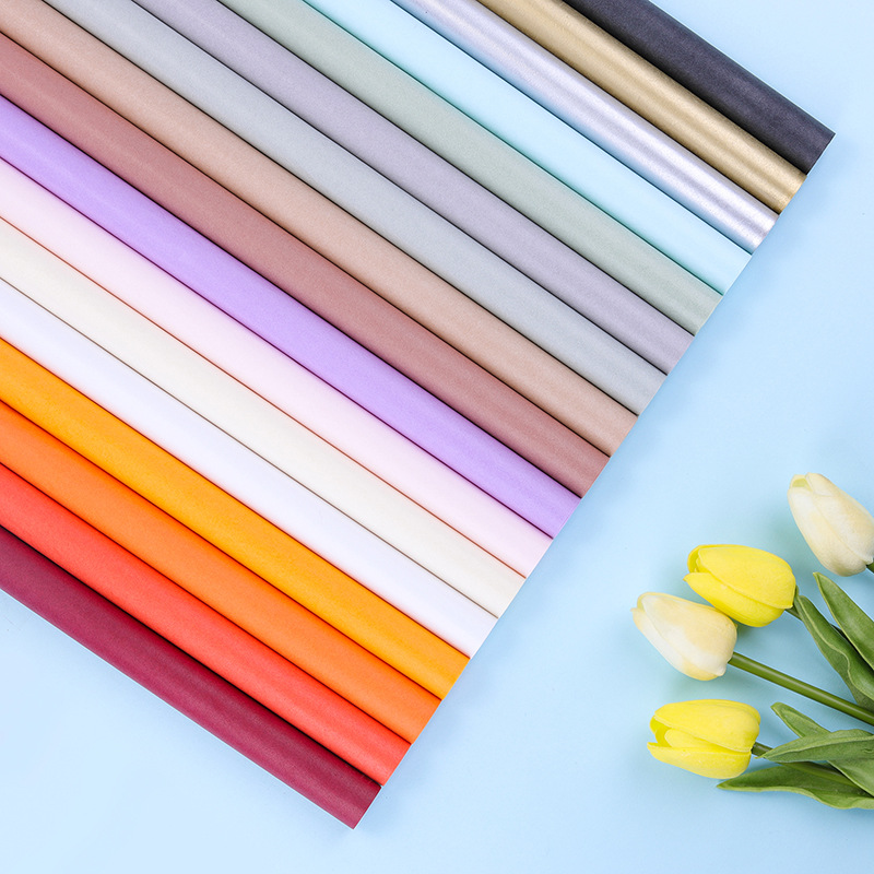 Factory 20 sheets pear copy paper flower wrapping paper bundle material Korean style floral wrapping paper 50X70CM