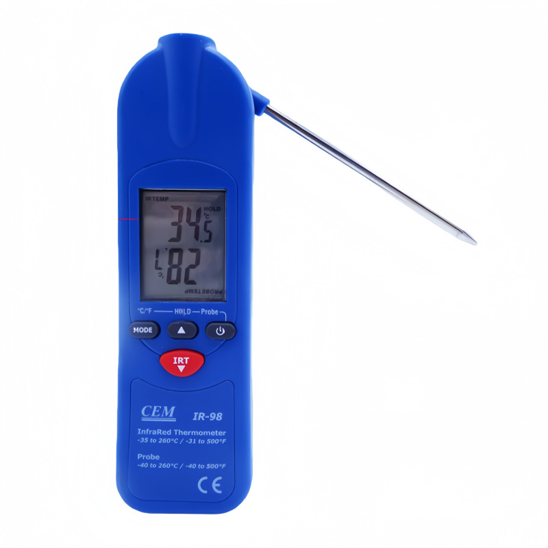 食品中心温度计IR-98袖珍型可折叠温度计 插入式食品温度测试仪