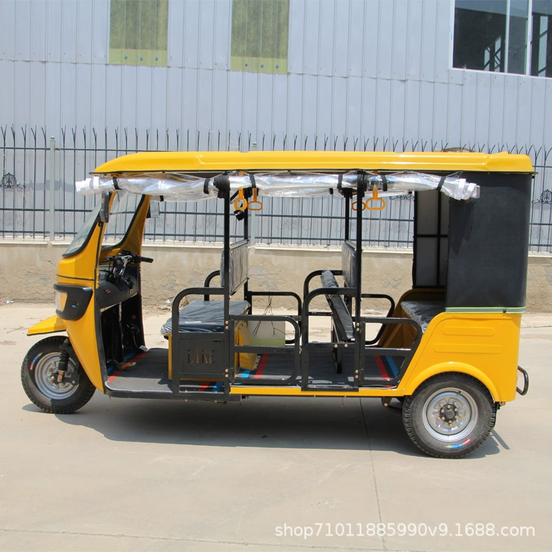 Пассажирский тук-тук (BAJAJ 200CC) — на 6 пассажиров, водяное охлаждение, бензиновый трицикл