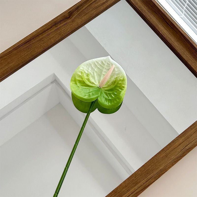 Impresión 3D flor de simulación de palma roja simple flor de grúa de fuego casera de bodas floreal decoración floral al por mayor