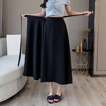 ���ļ�ɫ�¿��ɫϵ��һƬʽ���La�ְ���ȹ�_�洹��Ůȹ��