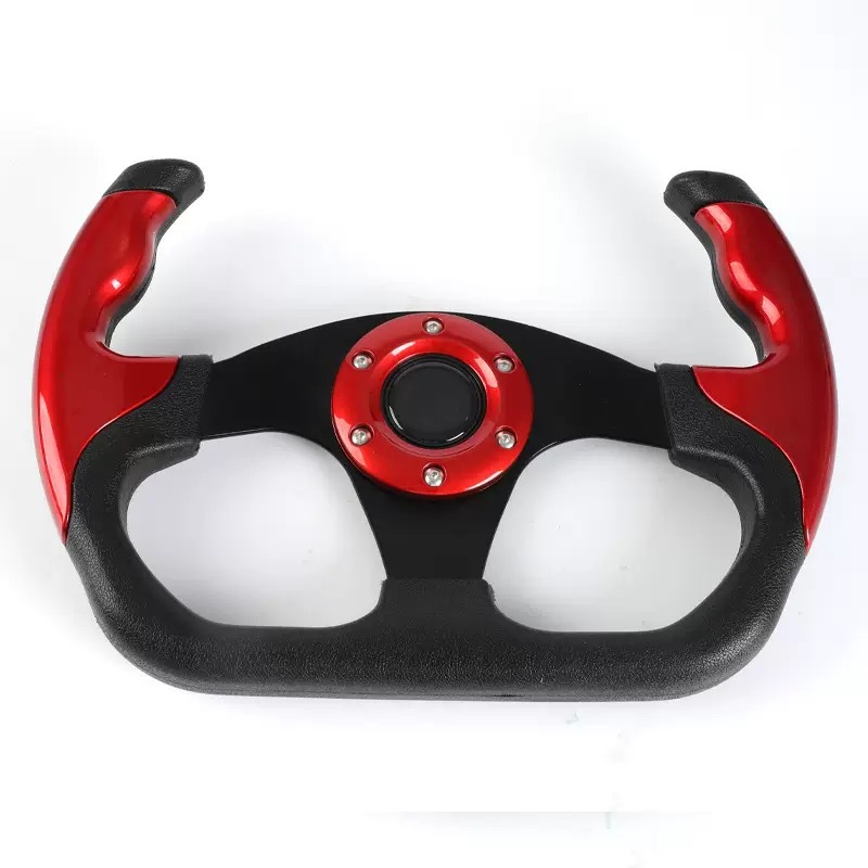Car Modification Pu Universal New Model Steering Wheel for Competitive Games, Go-Kart 13-Inch 320mm Racing-Style Steering Wheel